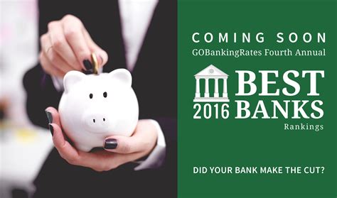 Gobankingrates Announces 4th Annual Best Banks Rankings Of 2016