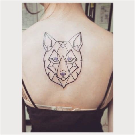 Geometric Wolf Tattoo By Indiavaughn On Deviantart