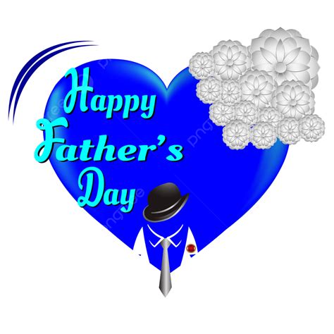 happy fathers day vector hd images happy father s blue png happy father day father s day