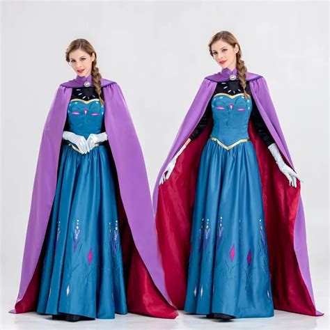 Cfyh 2018 New Elsa Costume Adult Princess Elsa Dress Cosplay Halloween