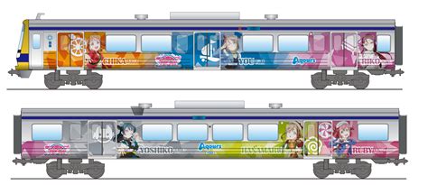 New Anime Train And Bus Ready To Receive The Love Of Love Live