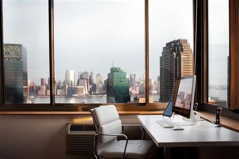 Free Stock Photo Of Office Interior With Glass Windows And City