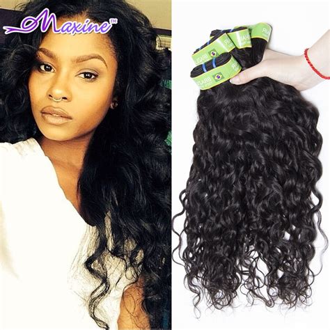 Unprocessed A Brazilain Virgin Hair Water Wave Pcs Lot Maxine Hair Brazilian Deep Wave Curly