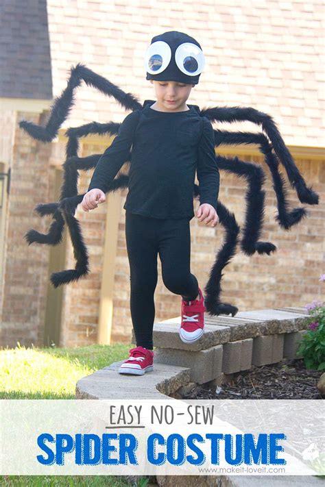 Diy Easy No Sew Spider Costume Plus One To Give Away Spider