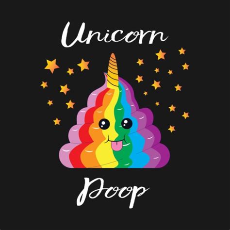 Rainbow Unicorn Poop Emoji