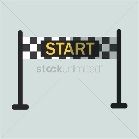 Starting line banner Vector Image - 1431629 | StockUnlimited