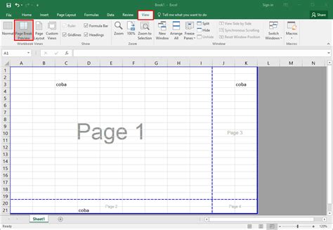 Cara Menghilangkan Garis Putus Putus Page Break Di Excel Dua Rupa