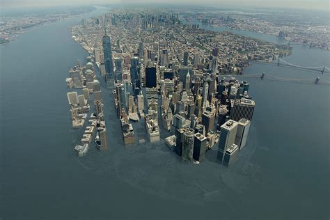 Steigender Meeresspiegel Bringt Für Manhattan Gefahr Verheerender