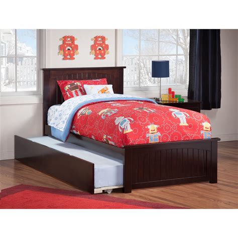 Nantucket Twin Platform Bed With Matching Foot Board With Twin Size