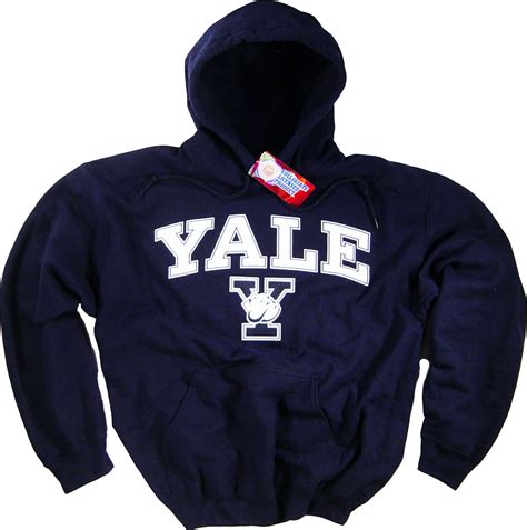 Yale Hoodie Sweatshirt University Crewneck Bulldogs Gear Womens Mens