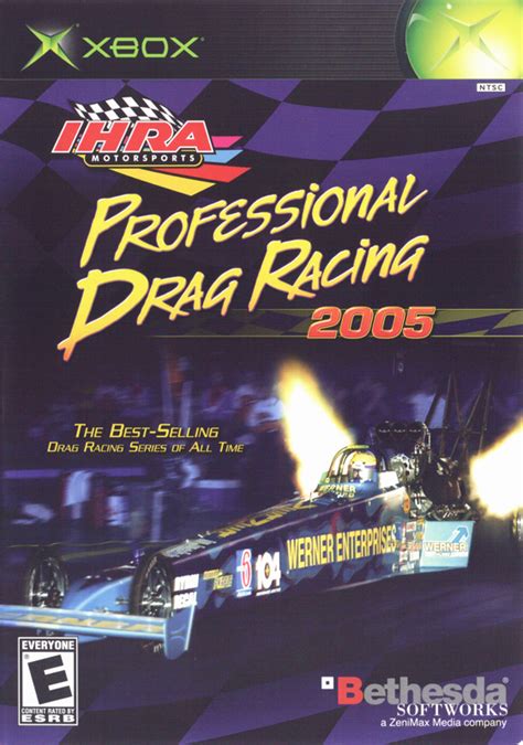 Ihra Professional Drag Racing 2005 2004 Xbox Box Cover Art Mobygames
