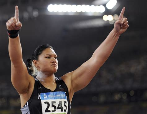 New Zealands Vili Wins Womens Shot Put Gold Medal