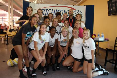 Glen Allen High School Girls Varsity Volleyball Team Pose With 3 Time