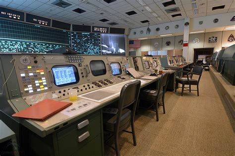 Nasa Apollo Program Mission Control Layout
