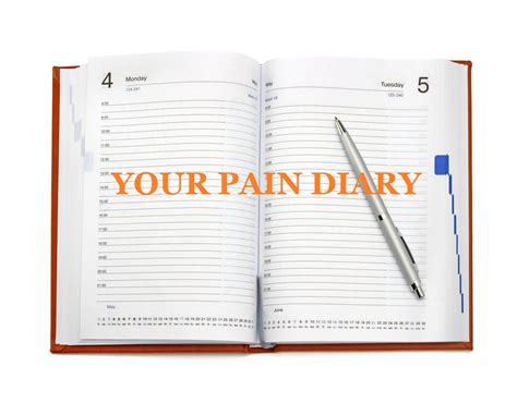 Download Our Chronicpain Crps Diary Template To Help U Track Your