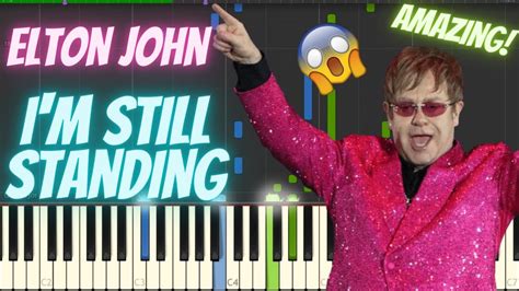 Elton John Im Still Standing Piano Tutorial By Pianoland Youtube
