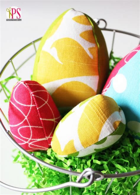 Fabric Easter Eggs Free Pattern Positively Splendid Crafts