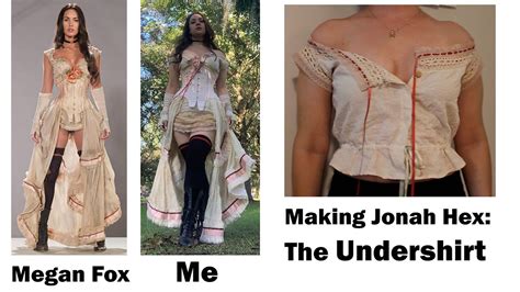 Making Jonah Hex Megan Fox Costume Part 1 The Undershirt Youtube