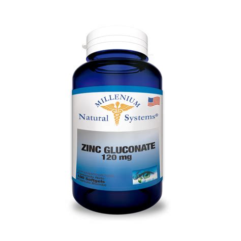 Zinc Gluconato 120 Mg Natural System