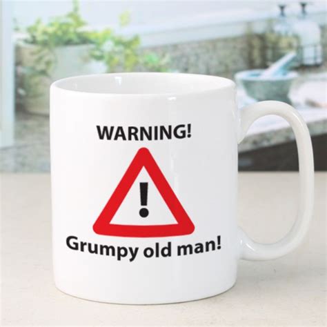 Also a great gift for 80 year old man, it can be used as a decoration for the birthday party once he opens the present. Personalised Grumpy Old Man Mug | The Gift Experience