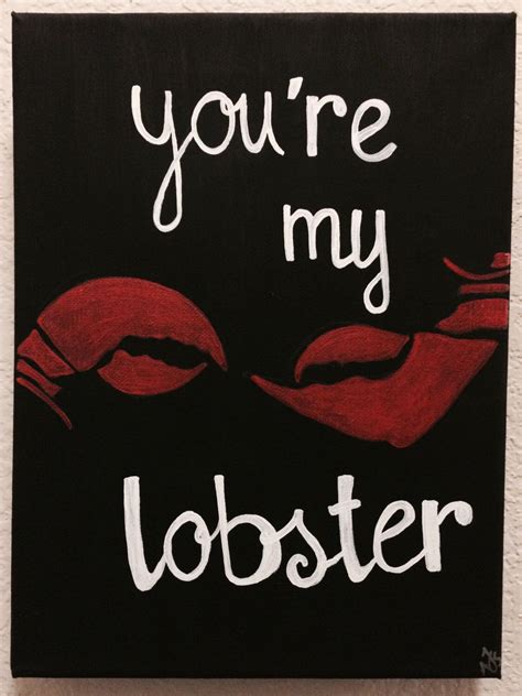 This lovely greetings card has a pop art image of chandler berating you for being so old! FRIENDS TV Show "You're My Lobster" Cute Quote Canvas by ArtSeaJay on Etsy https://www.etsy.com ...