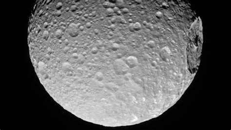 Saturns Death Star Moon Mimas May Have A Life Supporting Ocean Under