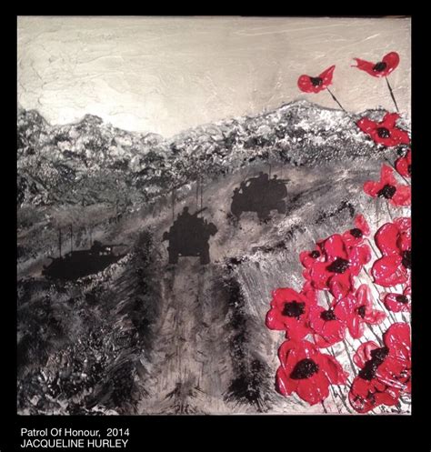 Patrol Of Honour Jacqueline Hurley Posh Original Art Poppy Art