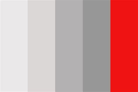 Grey Red Color Palette Red Colour Palette Neon Colour Palette Grey