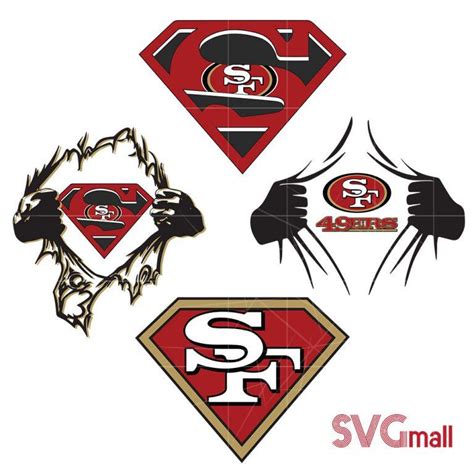 San Francisco 49ers Svg Bundle Files For Cricut And Silhouette Plus