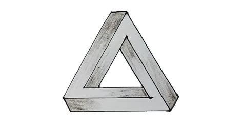 Optical Illusion Triangle 3d Drawing How To Draw An Optical Illusion