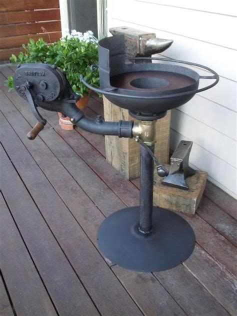 Metal is a great material to work with. Homemade Coal Forge, I might need this to make hook tools for bowl turning | Hand Woodworking ...
