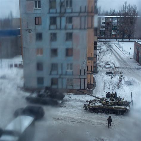 Residents Take Cover As Ukraine Border Battles Reignite Conflict The