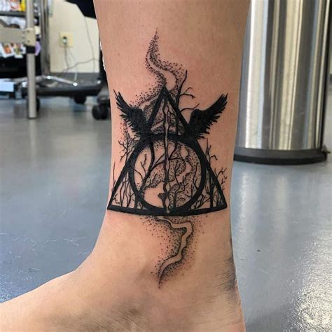 50 Best Deathly Hallows Tattoos 2023 Inspiration Guide