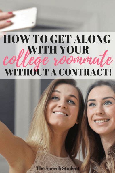 How To Get Along With Your College Roommate Without A Contract College Roommate Freshman