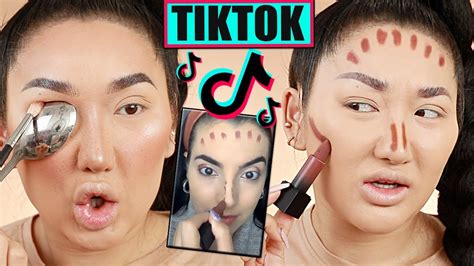 Testing Viral Tiktok Makeup Hacks Wow Life Changing Youtube
