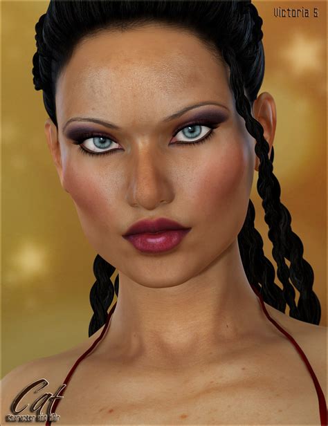 Cat Character And Hair Daz 3d