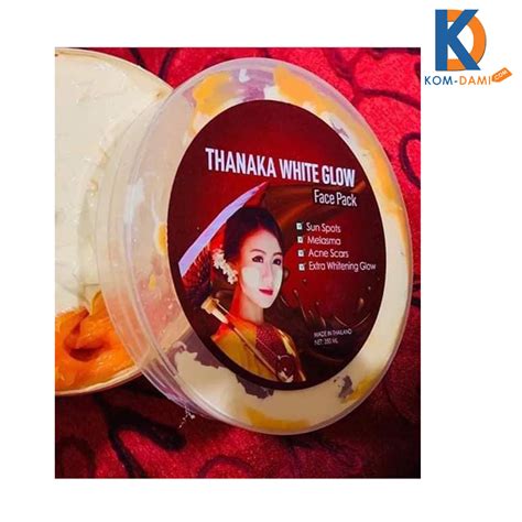 Thanaka White Glow Chees Face Pack 300g Kom Damicom