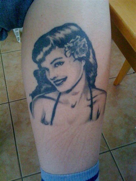 My Bettie Page Tattoo A Christmas Gift From FIL Dec 29 2008 Done By