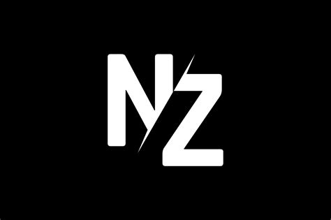 Monogram Nz Logo Design Graphic By Greenlines Studios · Creative Fabrica