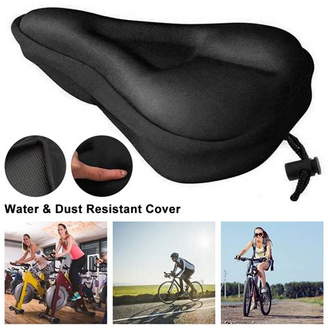 Cabina Home Bike Extra Comfort Gel Seat Pad Cushion Cover For Bicycle Saddle Seat Water And Dust