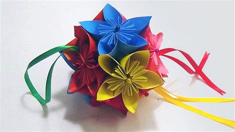 How To Make An Origami Kusudama Flower Ball Easy And Simple Steps