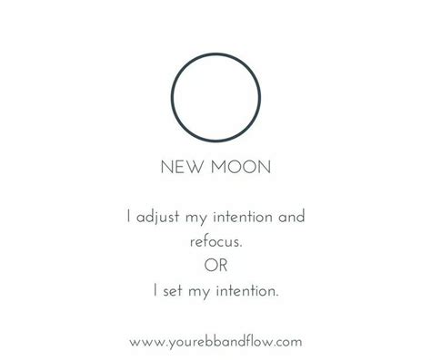 Pin By Tiffany Empke On New Moon Wishes New Moon Intentions Refocus