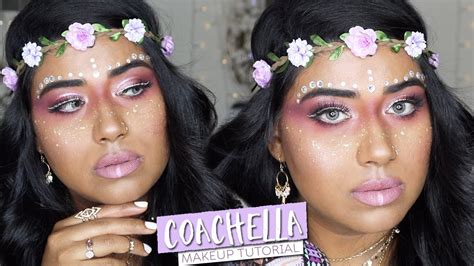 Coachella Inspired Makeup 🌸🌙 Tutorial Youtube
