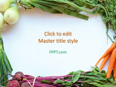 Free Healthy Food Powerpoint Template Free Powerpoint Templates