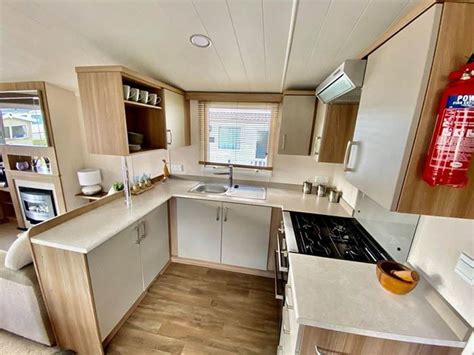 Double Glazed And Central Heated Caravan For Hire At Whitecliff Bay
