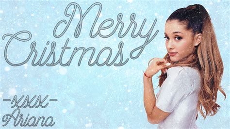 Christmas Background Ariana Grande 1 By Itzibluebear On Deviantart
