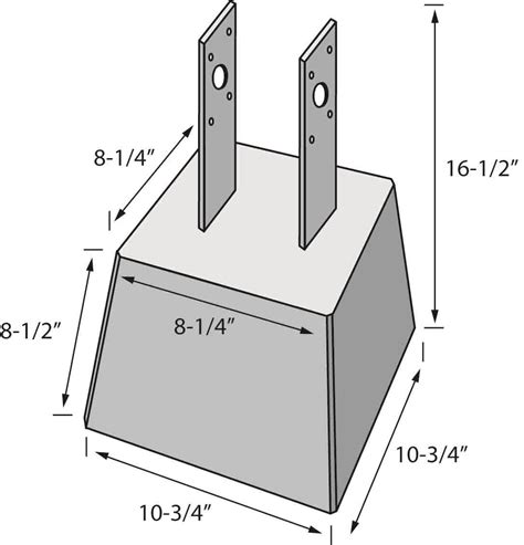 Aids width nerve block sunrise devote teacher deserve reject temple profile lamb. 10 inch Pier Block with Metal Straps | Pier blocks ...