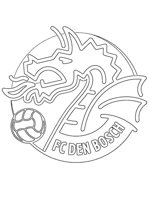 Kleurplaat FC Den Bosch Leukekleurplaten.nl