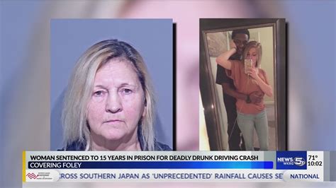 woman sentenced to 15 years in prison for deadly drunk driving crash youtube