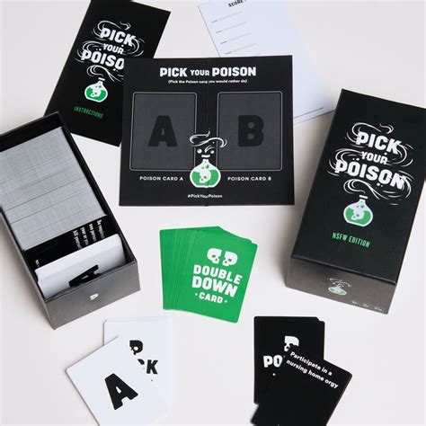 Pick Your Poison Nsfw Edition Card Game